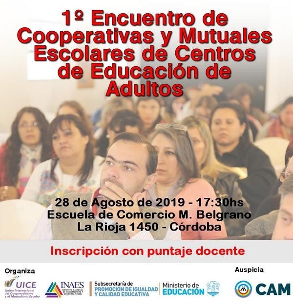 Se viene el Primer Encuentro de Cooperativas y Mutuales escolares de ...